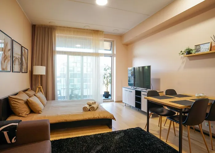 公寓 Cozy Center Studioapartment, Free Parking