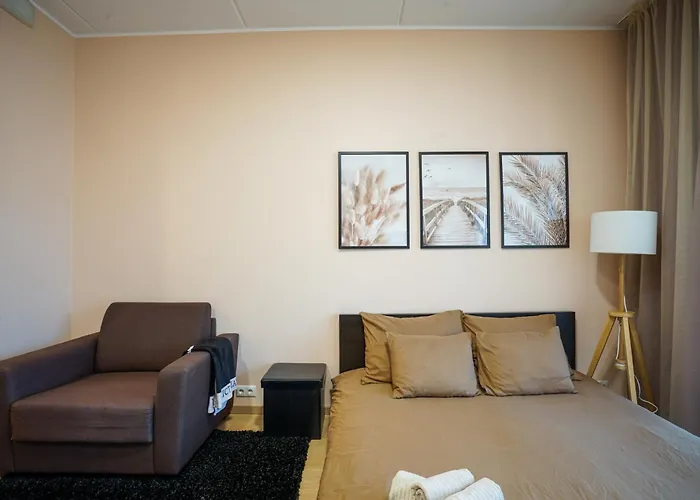 公寓 Cozy Center Studioapartment, Free Parking *